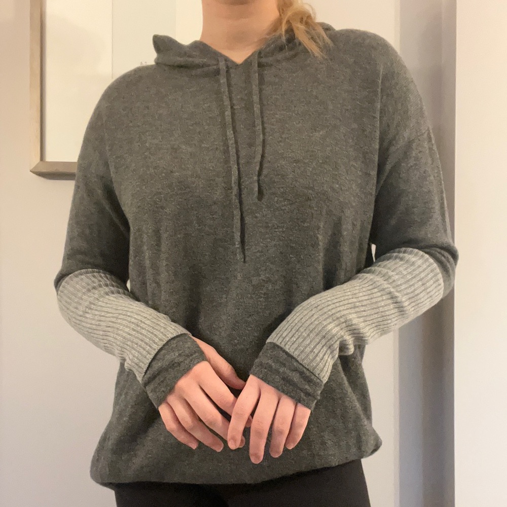 Athleta Gray Wool Sweater